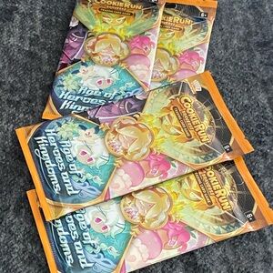 The CookieRun Braverse TCG Age of Heroes and Kingdoms Booster SEALED 4 PACKS NEW